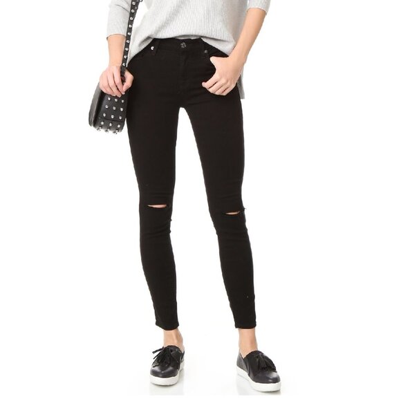 7 For All Mankind 'B(Air)' Ankle Super Skinny Jeans - Picture 1 of 12